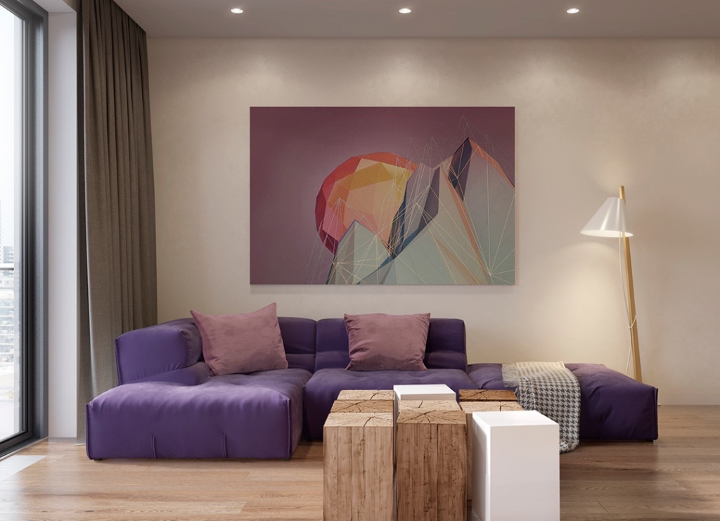 TIP 8: Add paintings and prints to dull, empty walls