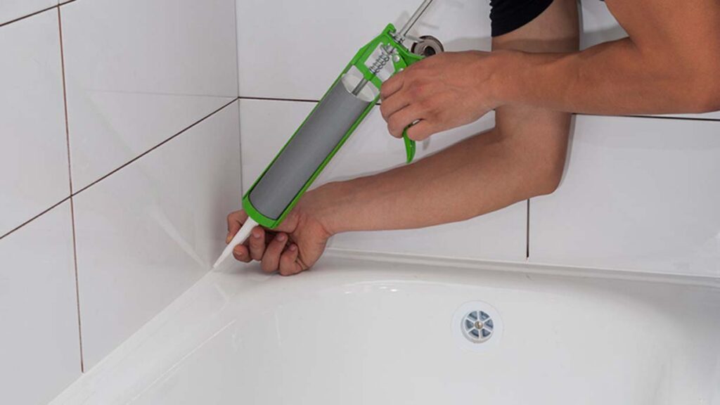 TIP 6: Give your sinks, baths and shower cubicles a fresh line of sealer